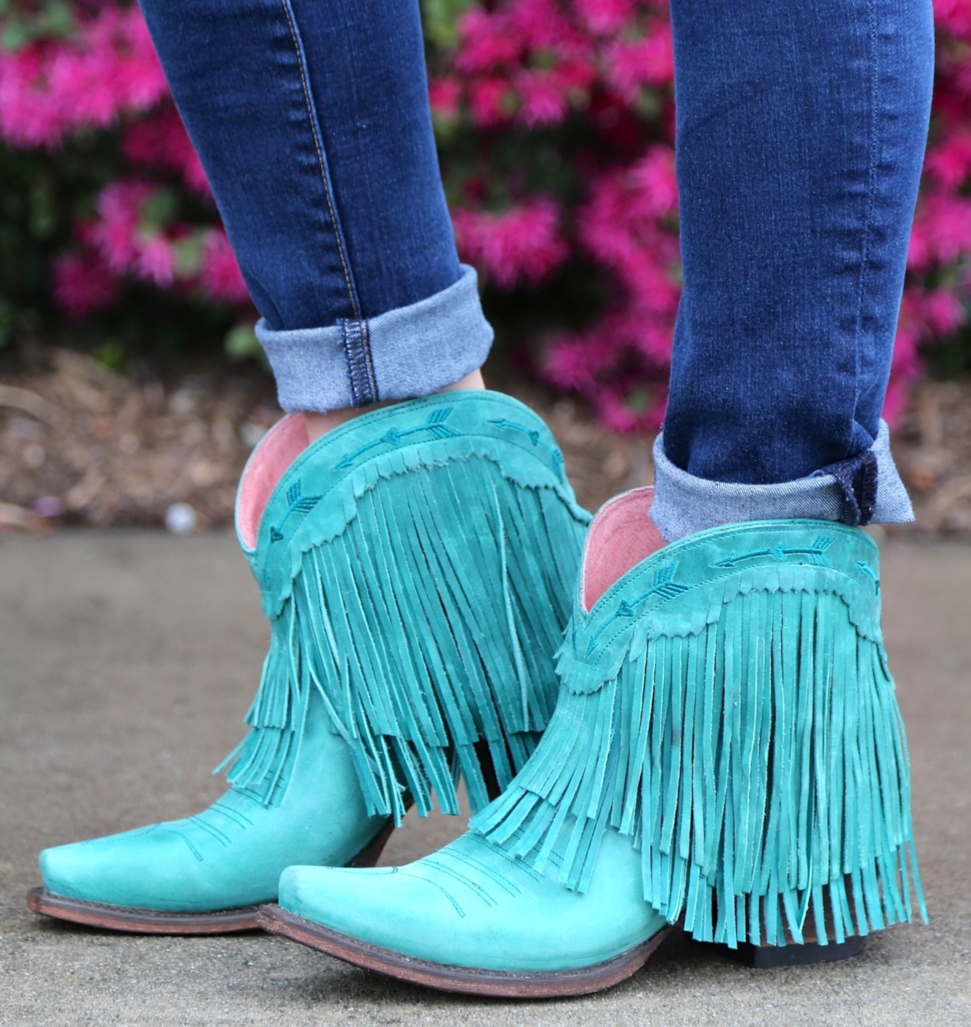 Junk Gypsy by Lane Spitfire Turquoise JG0007D Boots