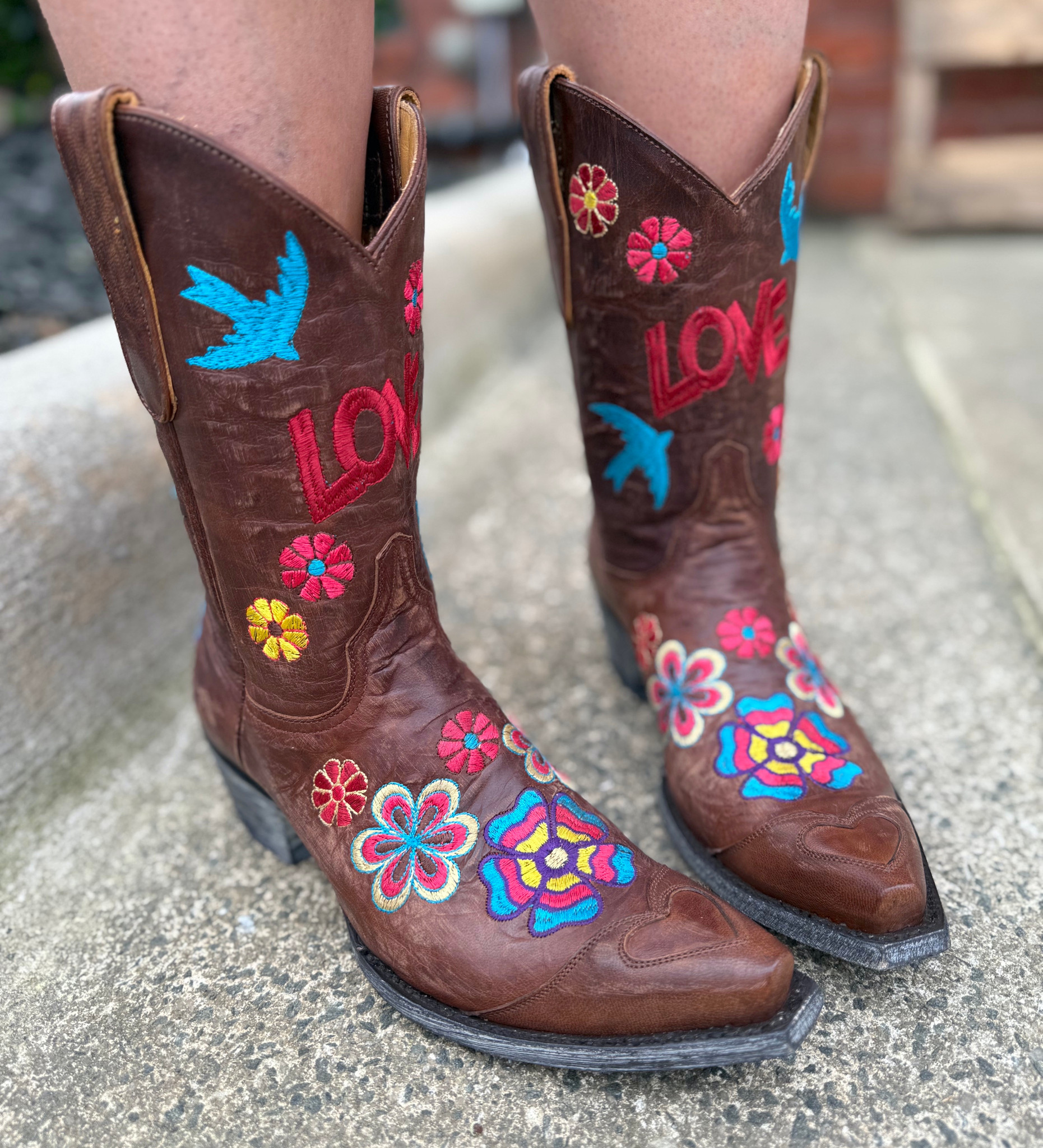 Old Gringo Checruda Brass Cowgirl Boot | Old Gringo L503-4