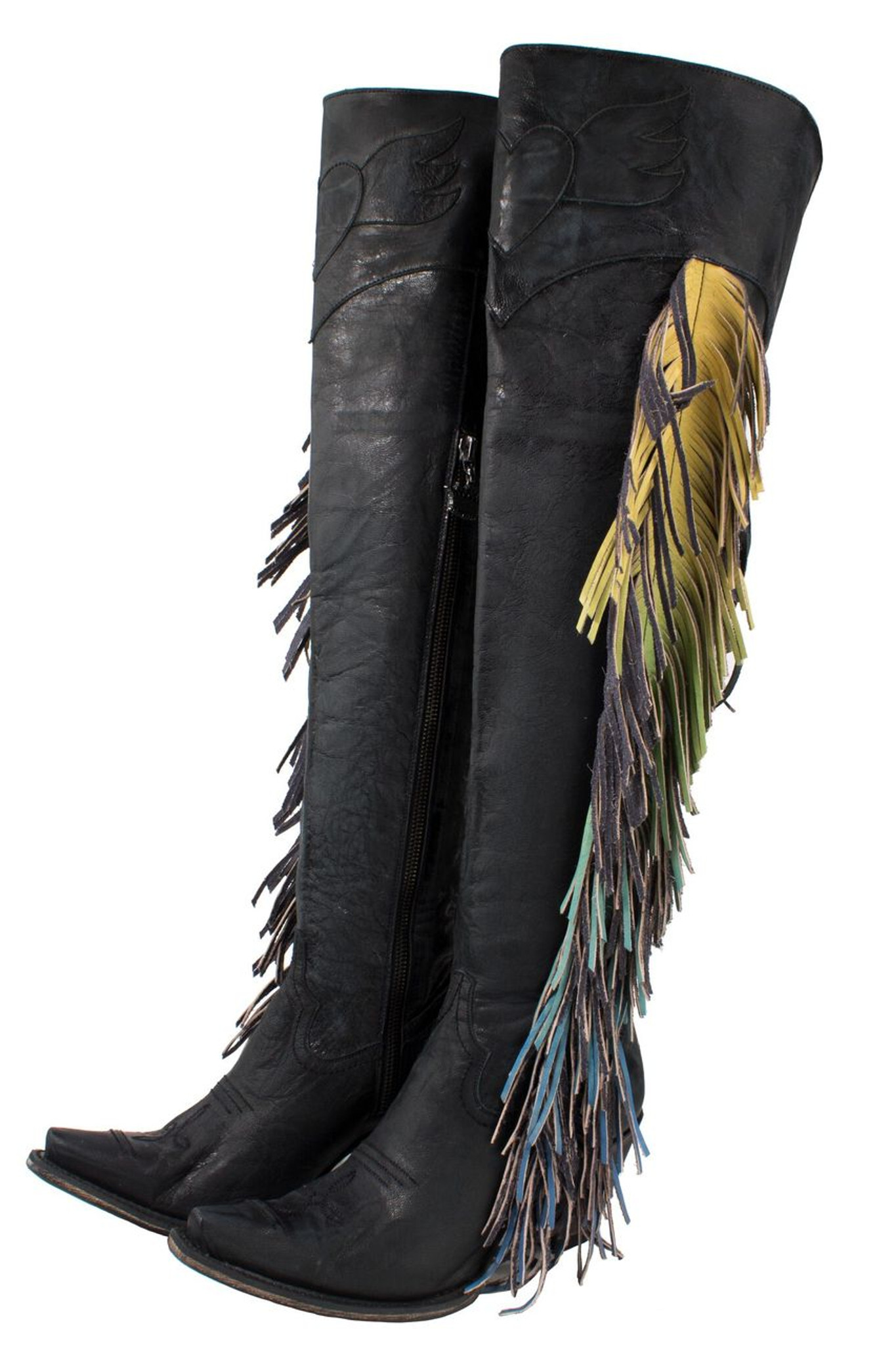 Junk Gypsy By Lane Spirit Animal Black JG0022B Boots   JG0022B Pair  87219.1484769283 