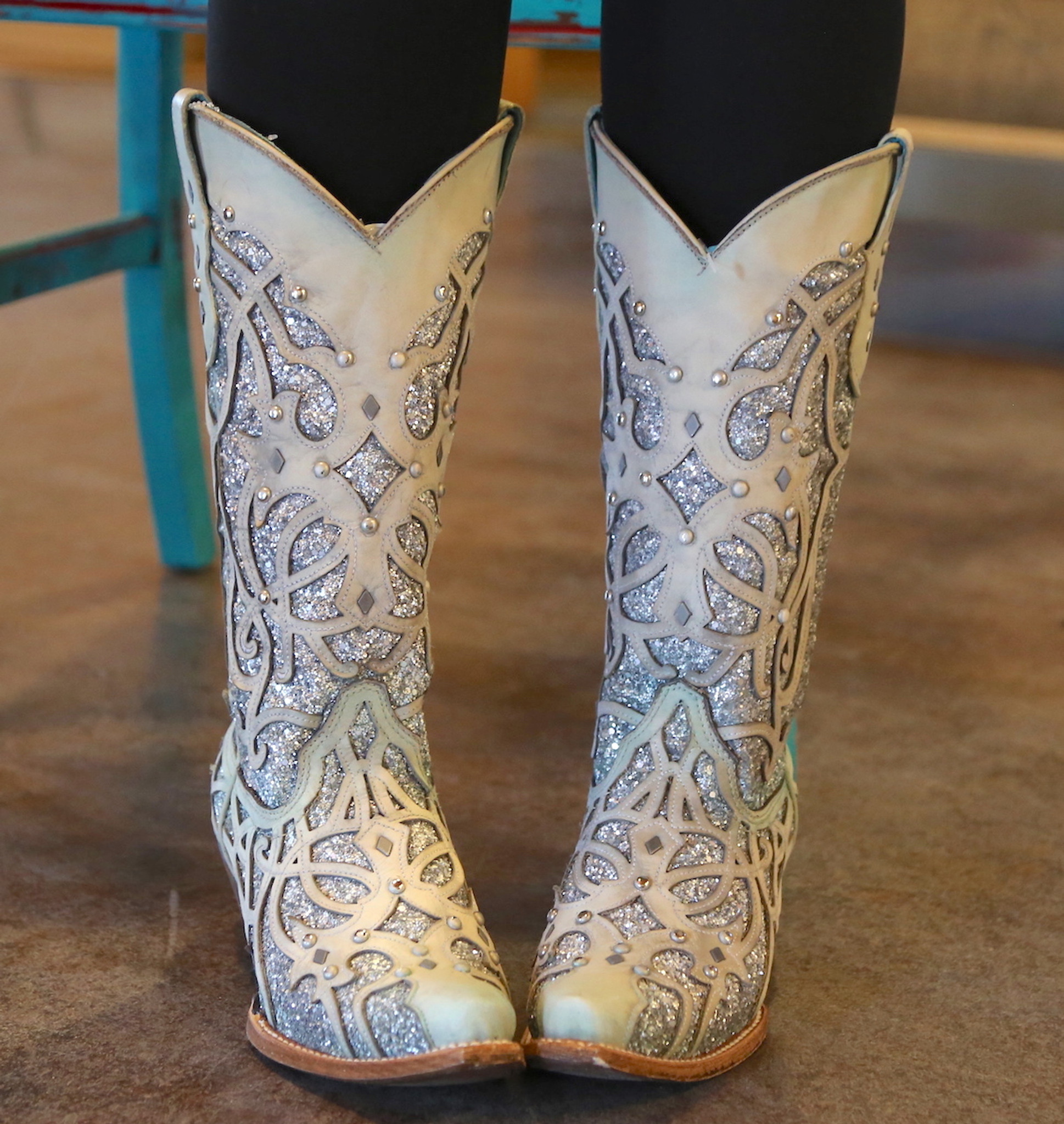 Sparkly cowgirl boots clearance