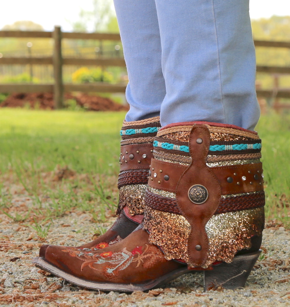 corral flipped ankle boot