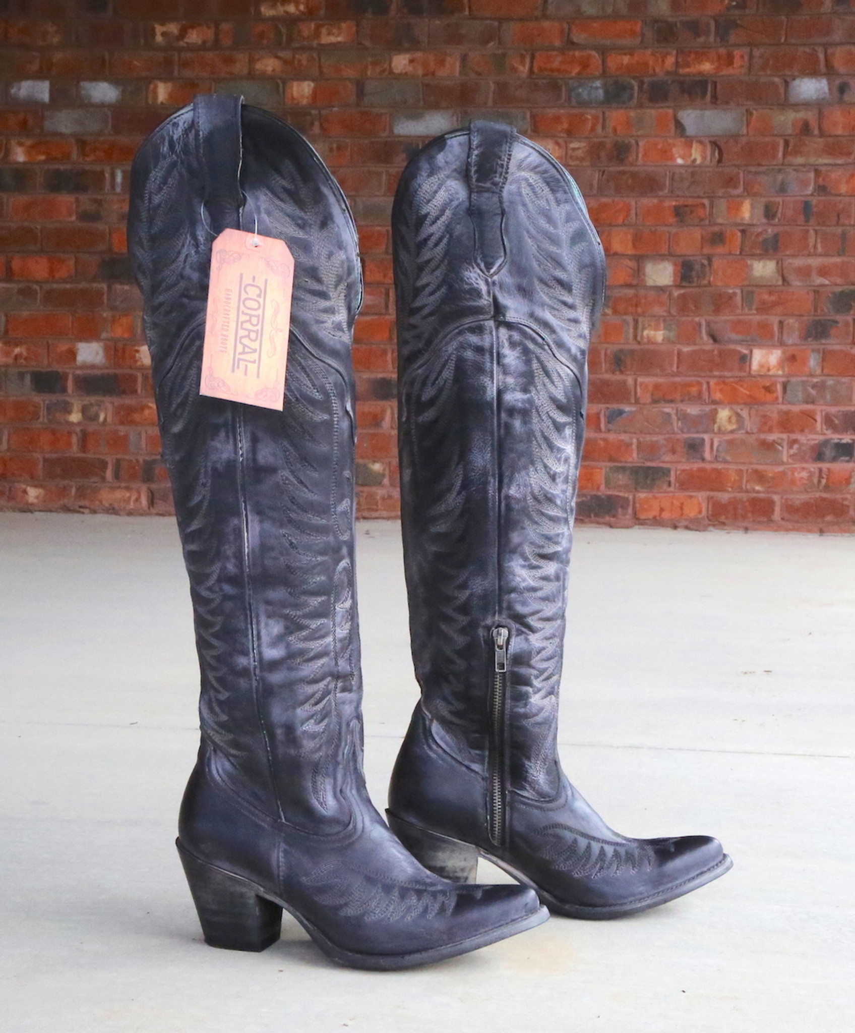Corral tall black boots clearance