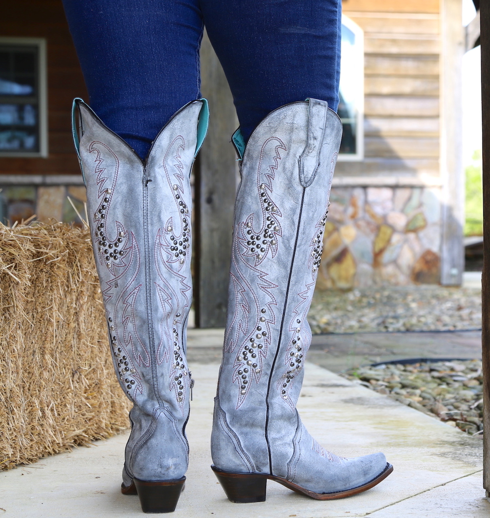 corral grey boots