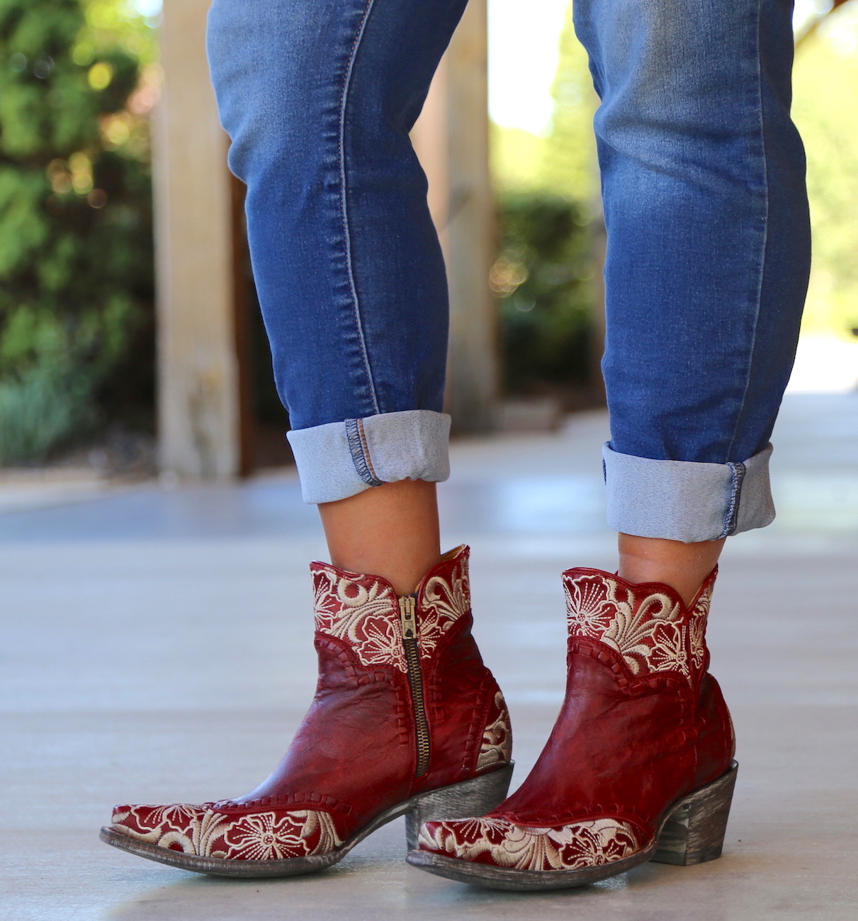 Old Gringo Erin Short Red BL3084-4