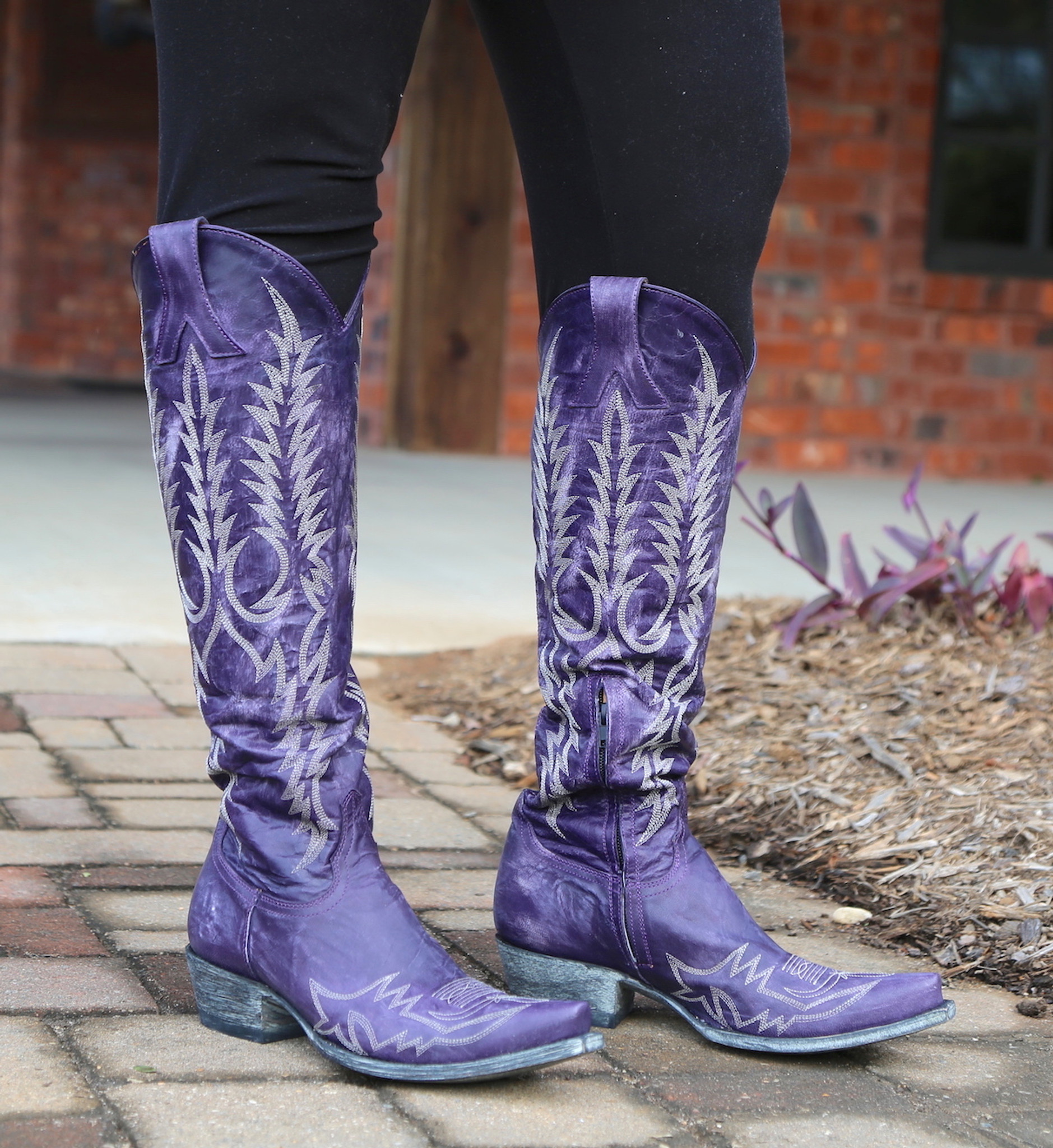 purple old gringo boots