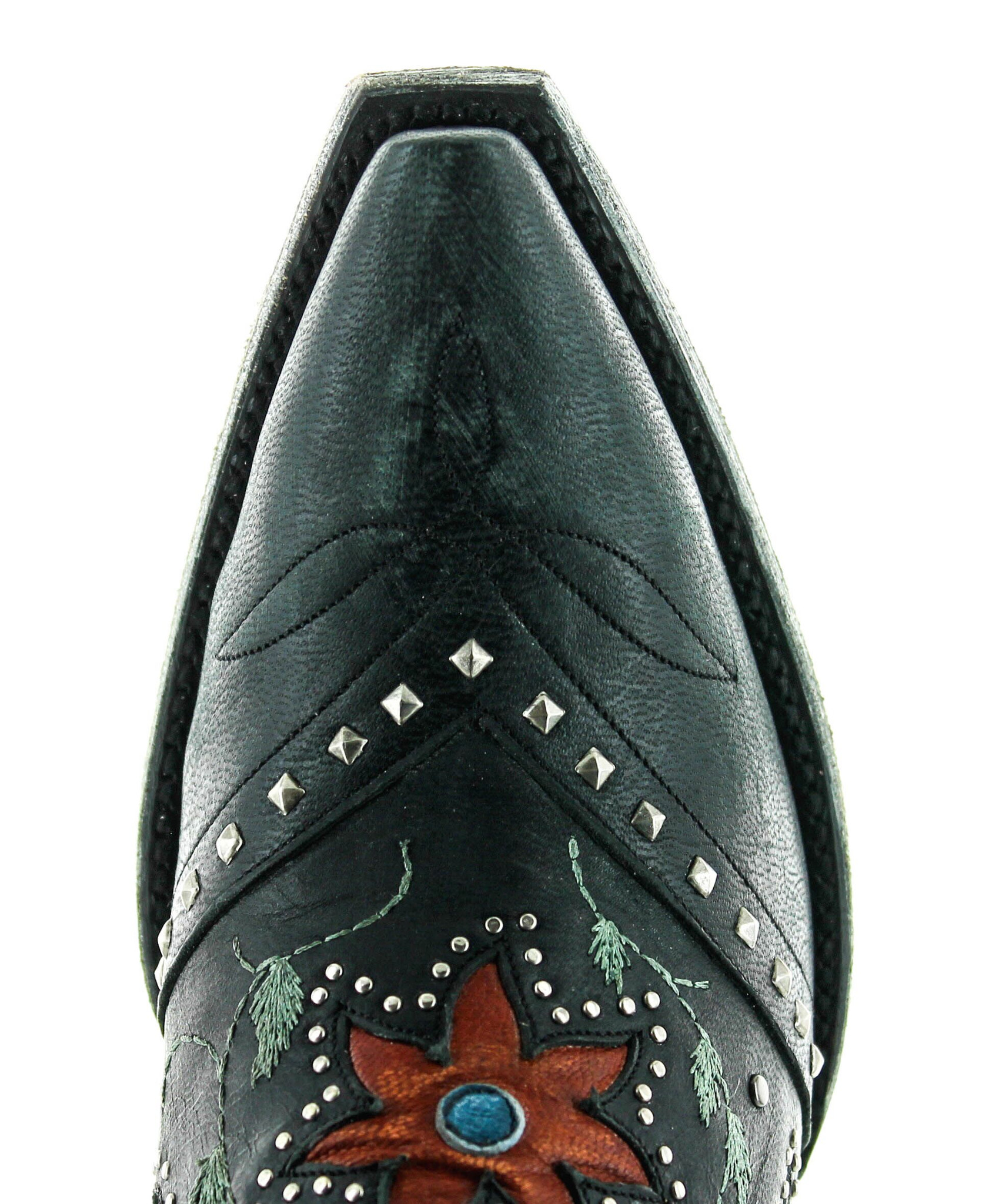 Old Gringo Lovers and Flowers Black L3351-1