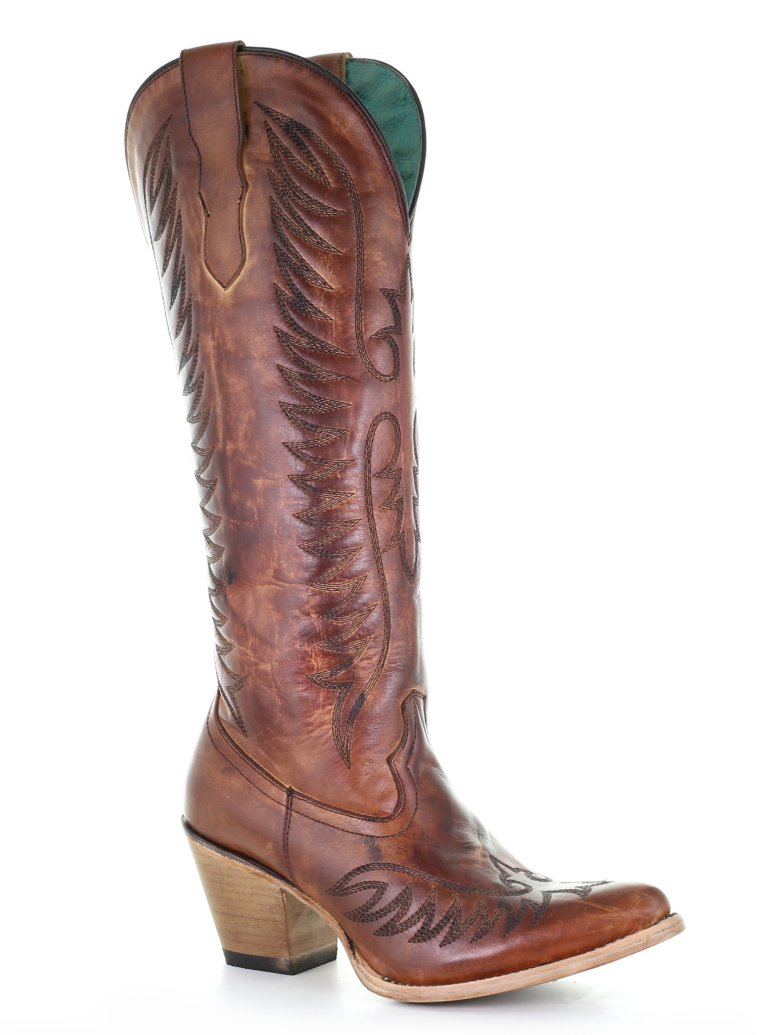Corral Boots E1552 - Western Style Boots With Rubber Sole