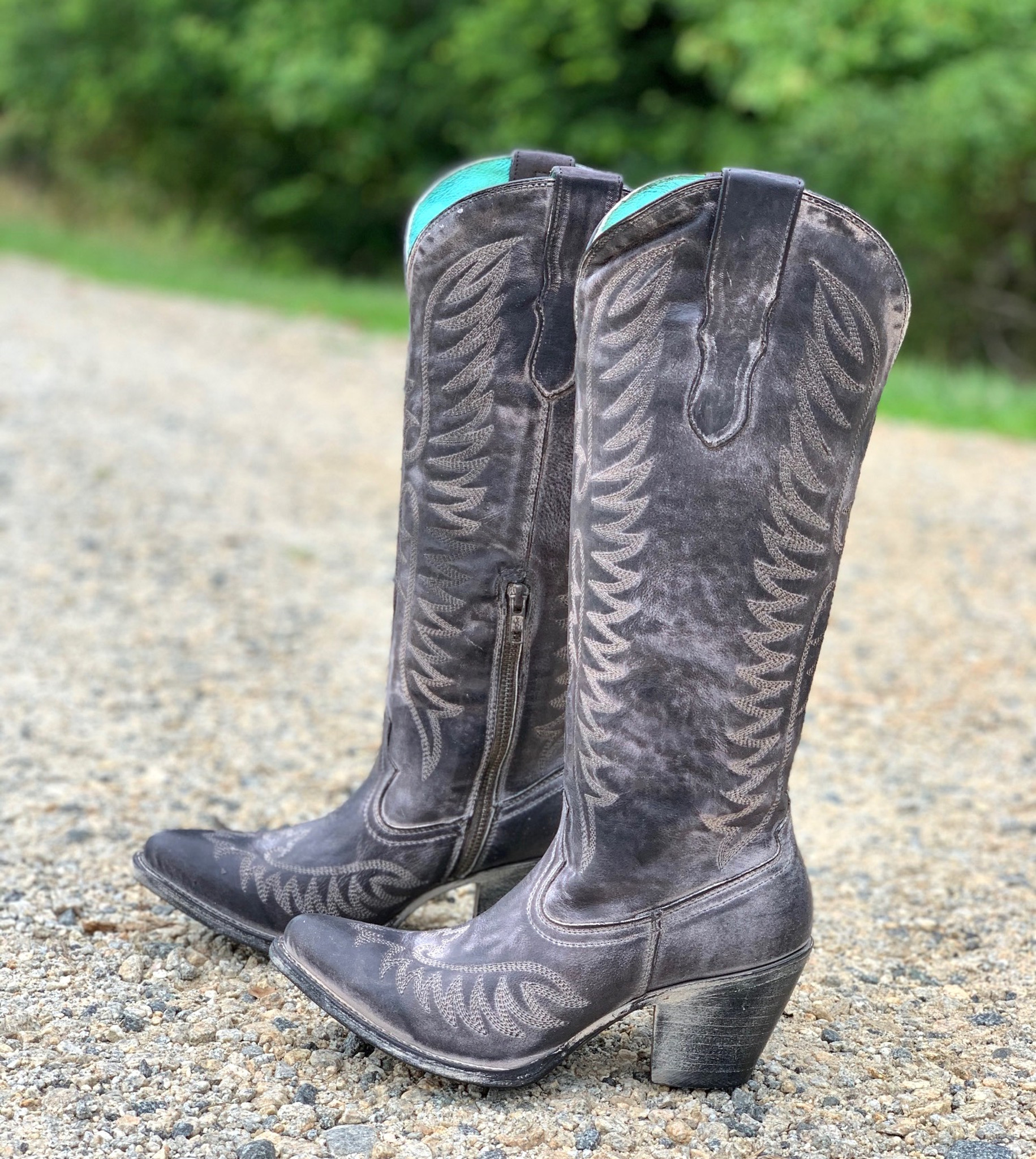 Corral tall black boots clearance