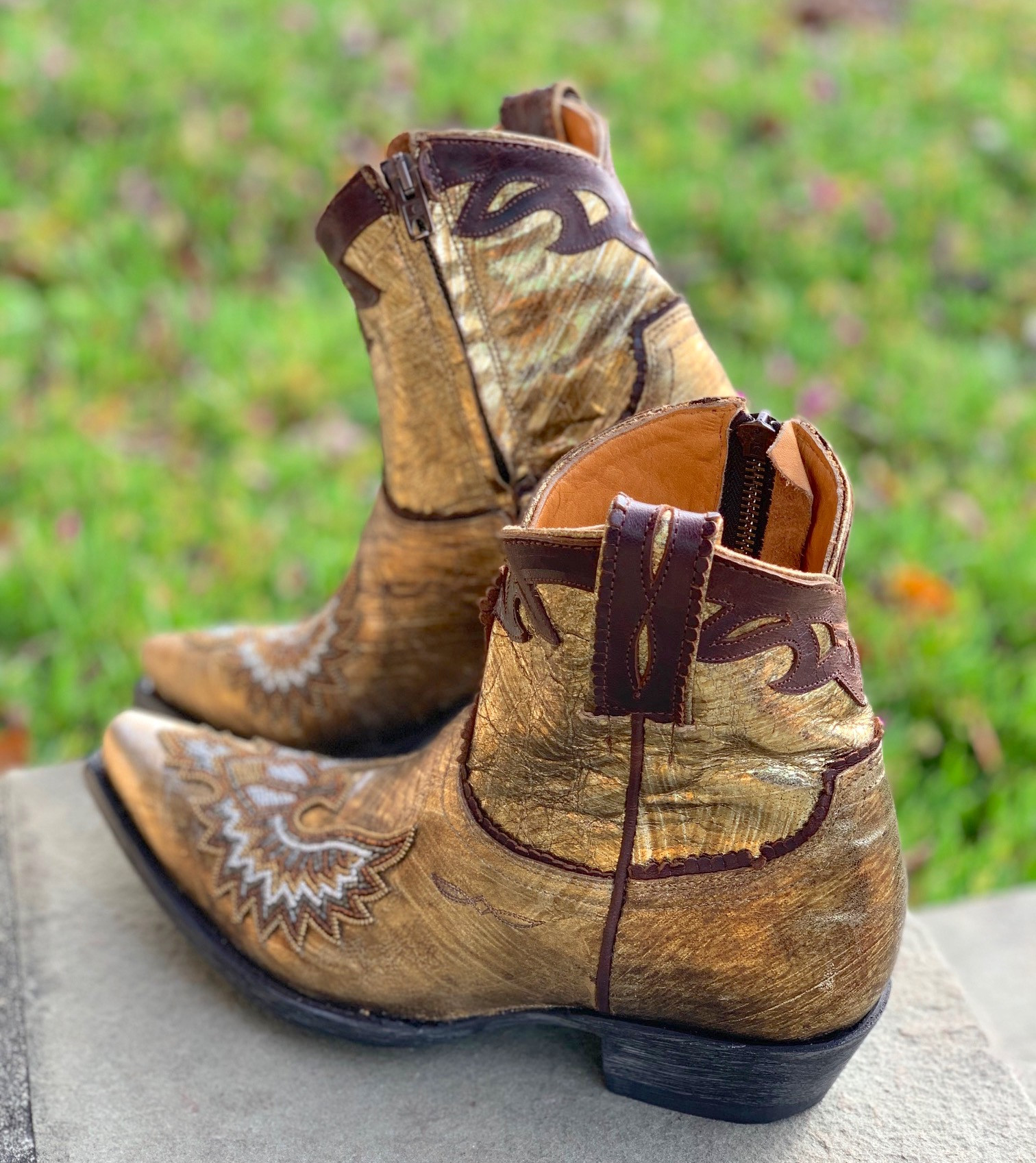beaded cowboy boots