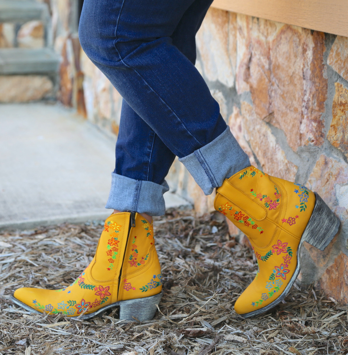 Old Gringo Sozey Bootie Sunshine Yellow L3447-2