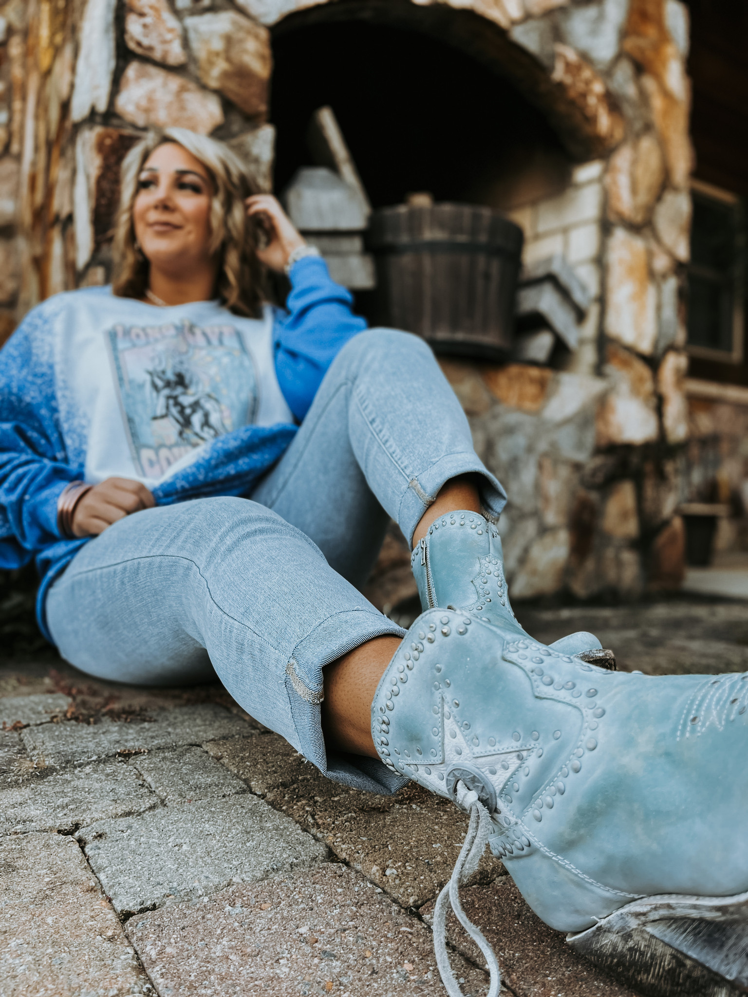 Liberty Black Shooting Star Washed Turquesa LB713418