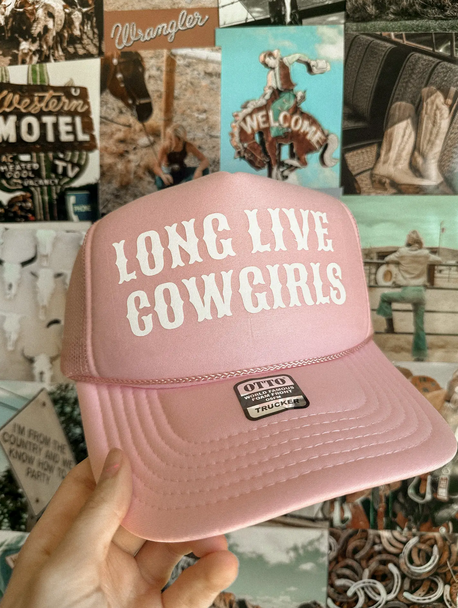 Long Live Cowgirls Straw Charm