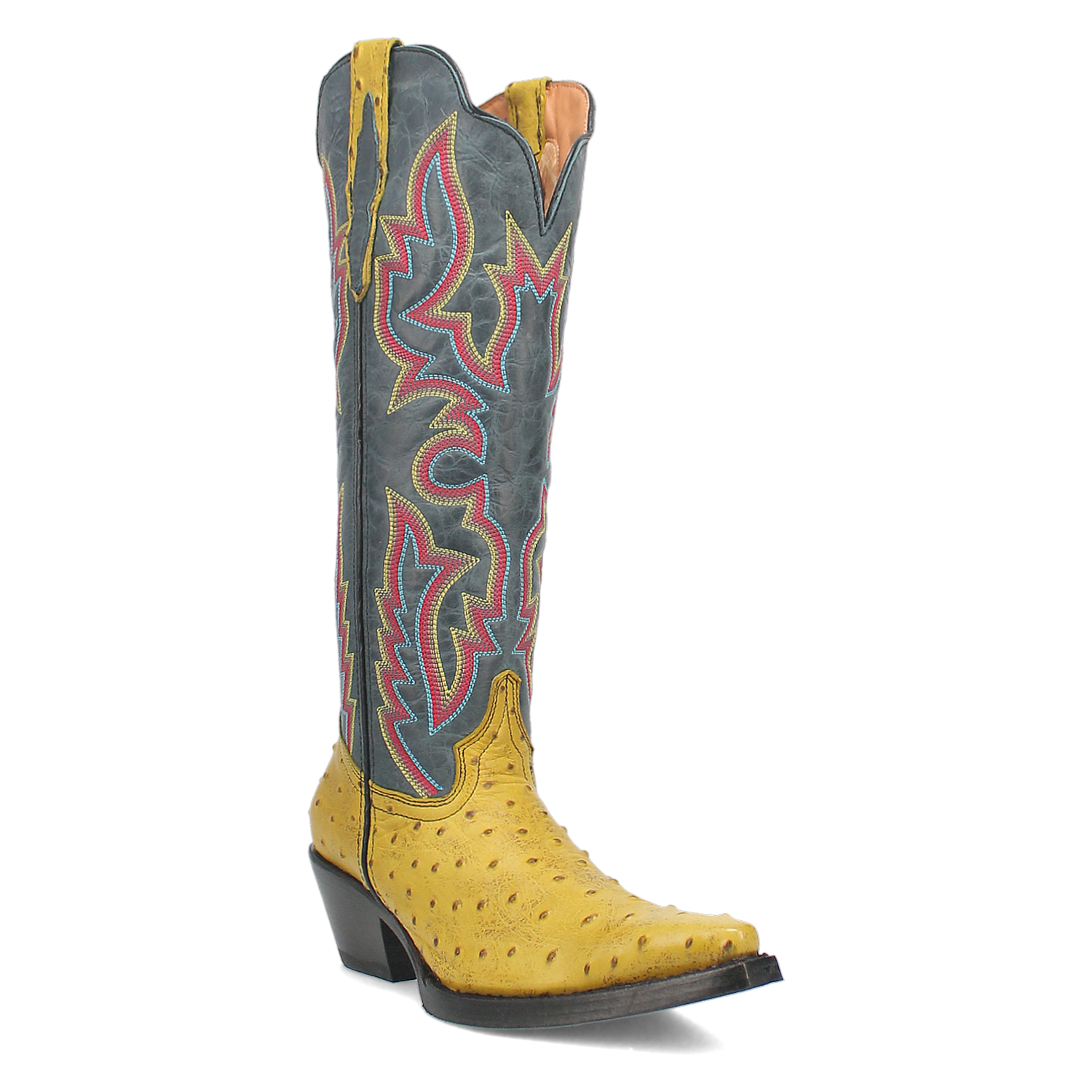 Dingo by Dan Post Selene Leather Yellow Blue DI220 display picture 3