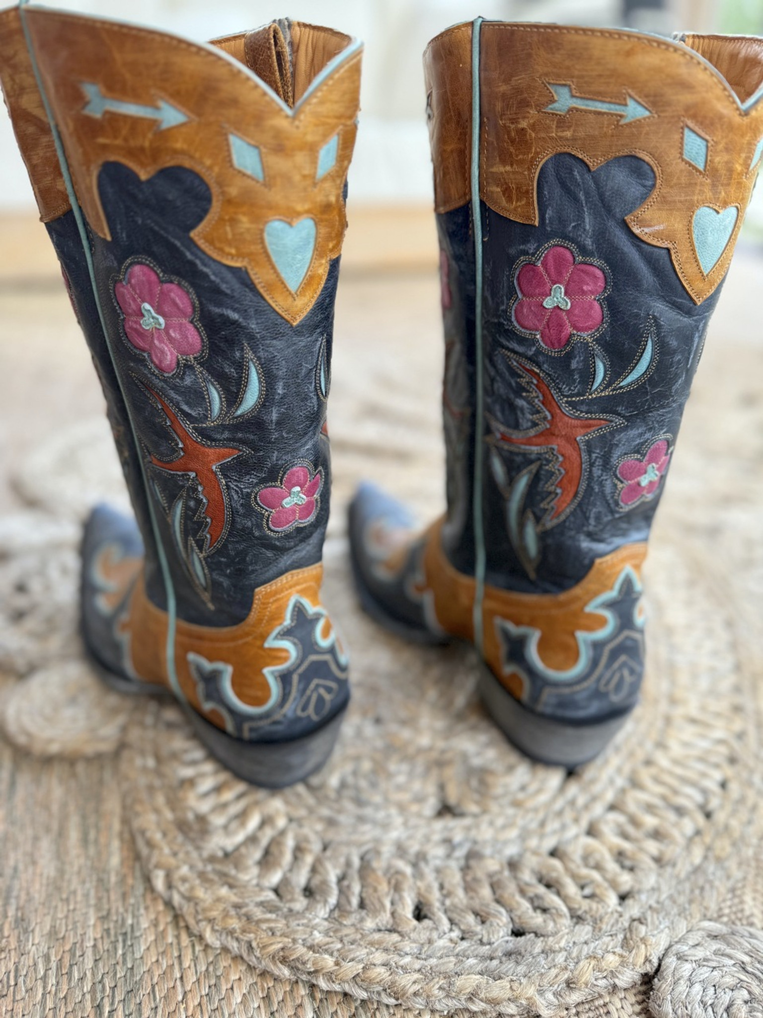 eRiNGo　0103 ♡ Old Gringo Golondrita Navy Buttercup Pink Turquoise Relaxed