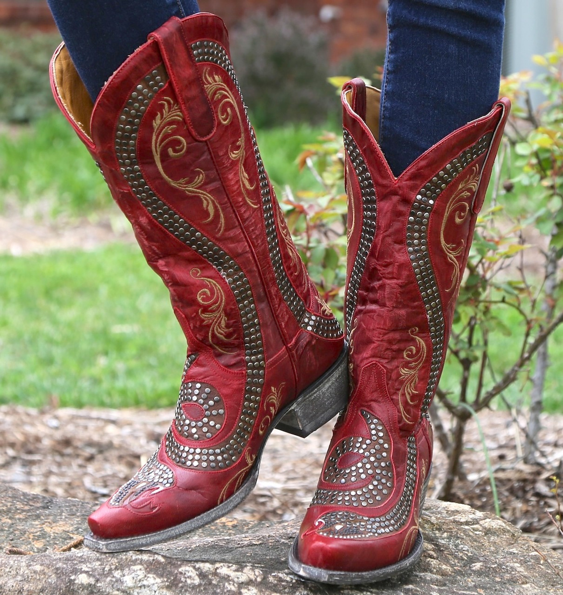 old gringo red boots