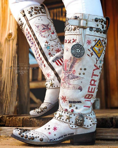 Double D by Old Gringo Liberty and Justice DDL020-1 Boots
