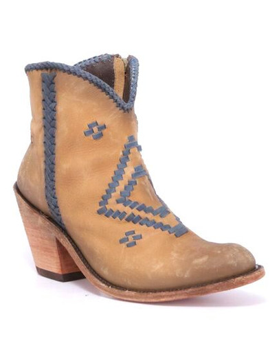 Liberty Black Aztec Zipper Boot Hueso Claro LB712376 Picture