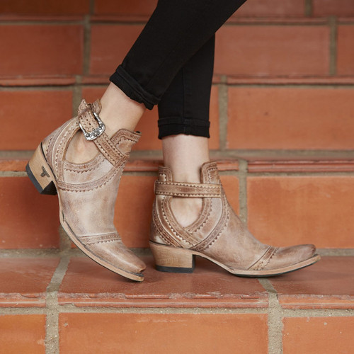 Lane Cahoots Dusty Tan Buckle Booties LB0393A Picture