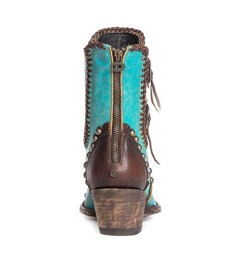 Double D by Old Gringo Stockyards Turquoise DDBL047-2 Heel