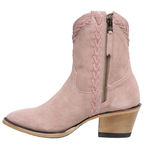 Lane Everyday Emma Bootie Rose Suede LB0472B Image