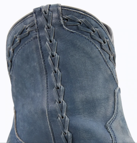 Lane Everyday Emma Bootie Distressed Midnight Blue Boots LB0472E Detail