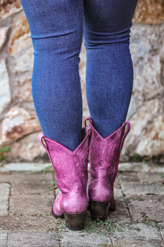 Yippee by Old Gringo Myrcella Purple Boots YL516-4 Heel