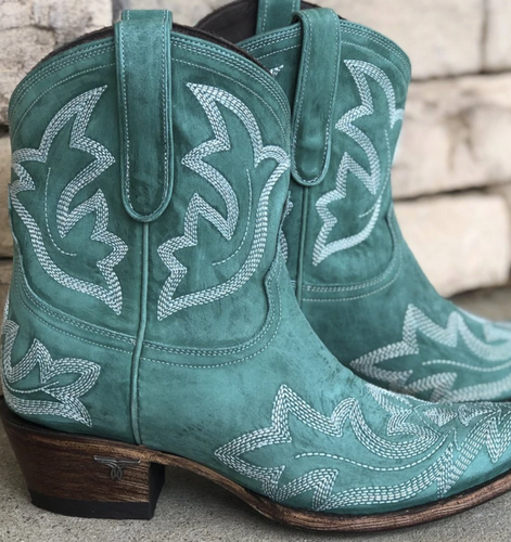 Lane Saratoga Bootie Taos Turquoise LB0410G Image