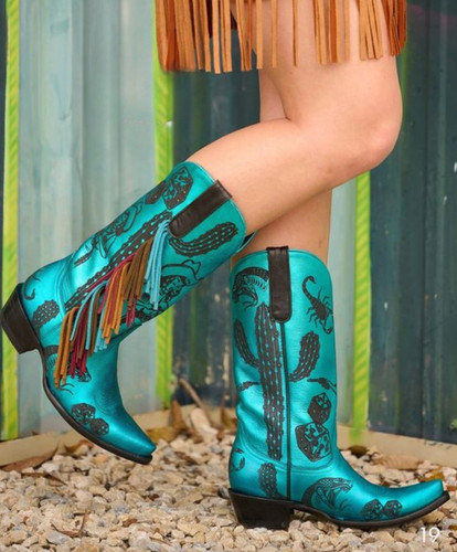 Old Gringo Noria Turquoise Boots L3769-1 Model