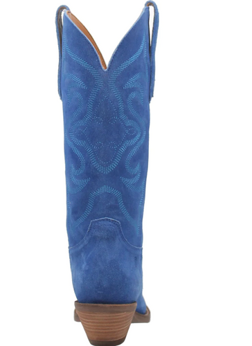 Dingo by Dan Post Out West Blue Boots DI920 Heel