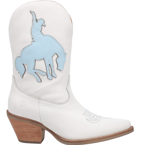 Dingo by Dan Post Let 'Er Buck Boots White DI945 Image