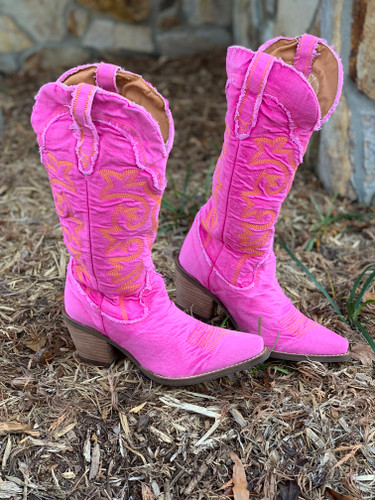 Dingo by Dan Post Texas Tornado Pink Boots DI943 Picture