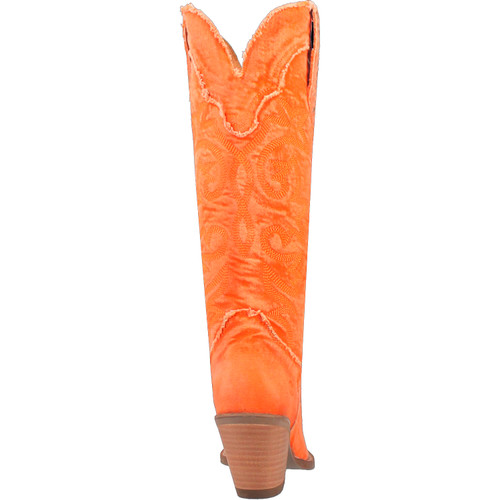 Dingo by Dan Post Texas Tornado Orange Boots DI943 Heel