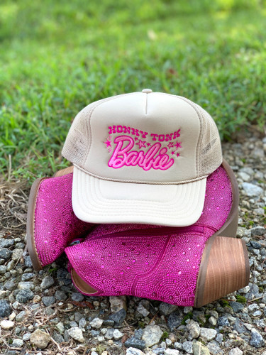 Honky Tonk Barbie Pink Trucker Hat Photo