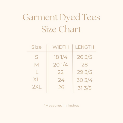 Nashville Music City Tee Crunchberry Size Chart Photo