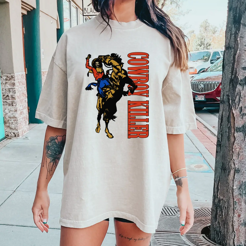 Cowboy Killer Tee Ivory Picture