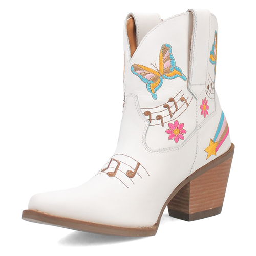 Dingo by Dan Post Melody Bootie White DI166 Photo