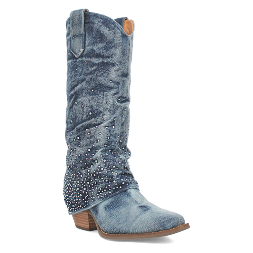 Dingo by Dan Post Eye Candy Denim Blue Boots DI177 Picture