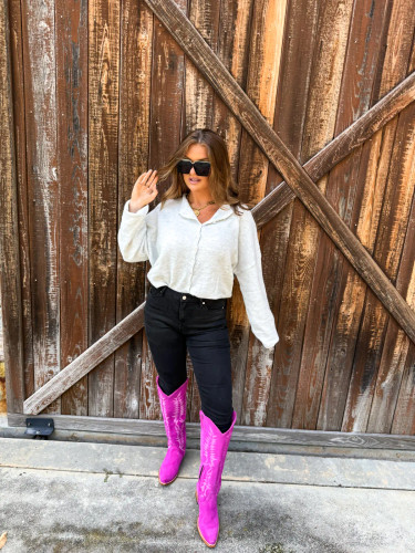 Old Gringo Mayra Twilight Magenta Relaxed Fit Boots L601-91 Lifestyle