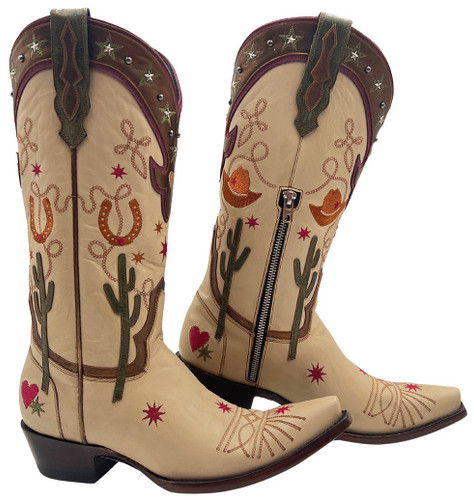 Old Gringo Lasso Nude Boot L4170-3 Picture