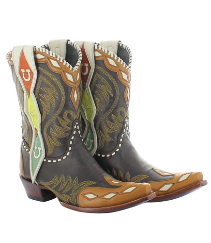 Double D by Old Gringo Atomic Ranch Chocolate Boots DDL1070-1 Picture