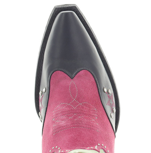 Old Gringo Quartz Magic Pink Green Boots L4203-3 Toe