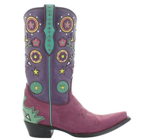 Old Gringo Austin Mulberry Pink Purple Boots L4079-1 Photo