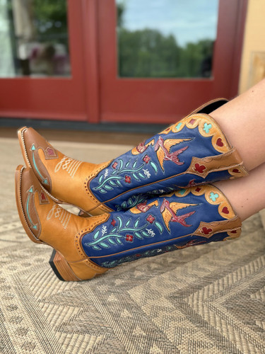 Double D by Old Gringo High Stakes Blue Honey Boots DDL1083-2 Image