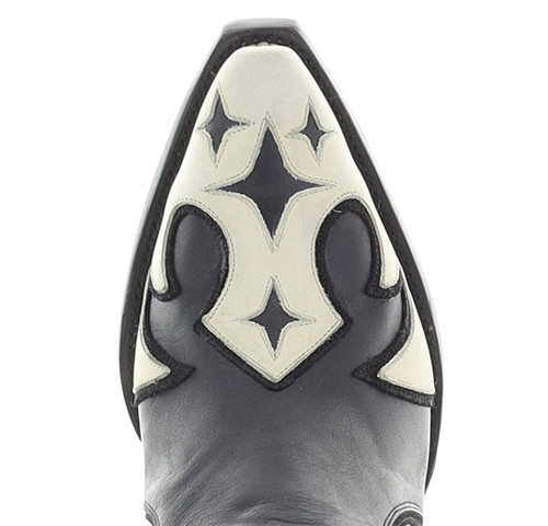 Old Gringo Scaredy Cat Black Bone Boots L4197-1 Toe