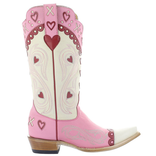 Old Gringo XOXO Pink Bone Boots L4205-1 Photo