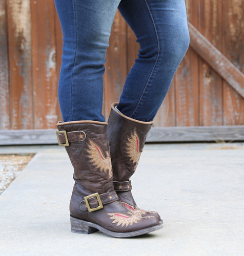 Old Gringo Biker Eagle Boots L816-1 Photo