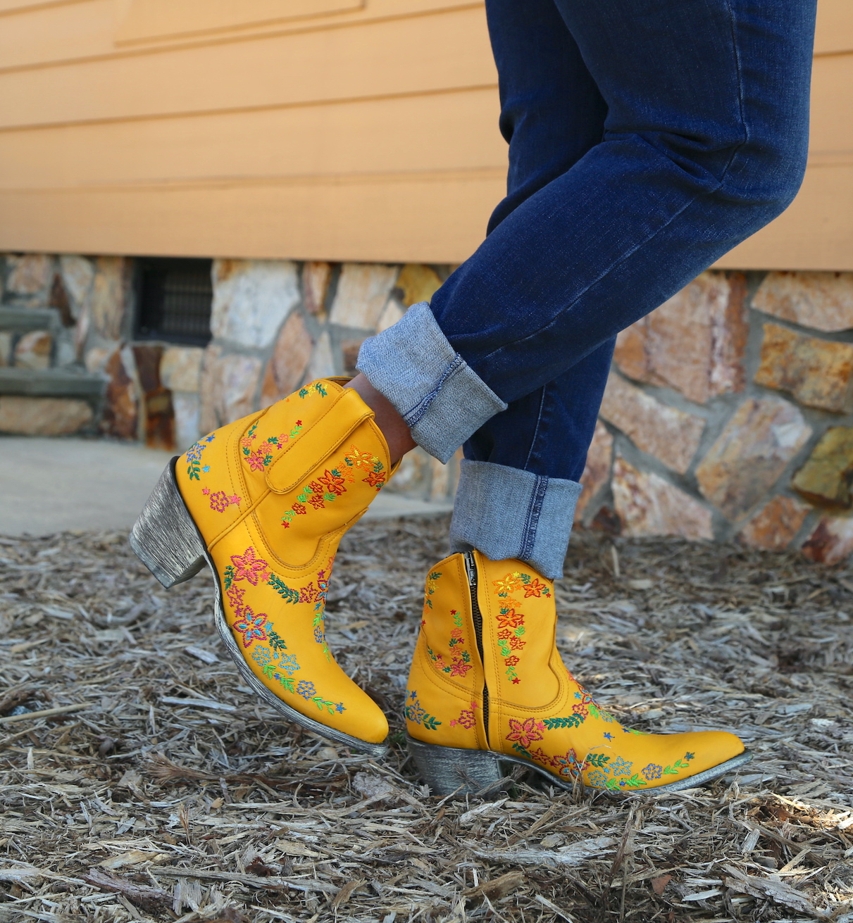 Old Gringo Sozey Bootie Sunshine Yellow L3447-2