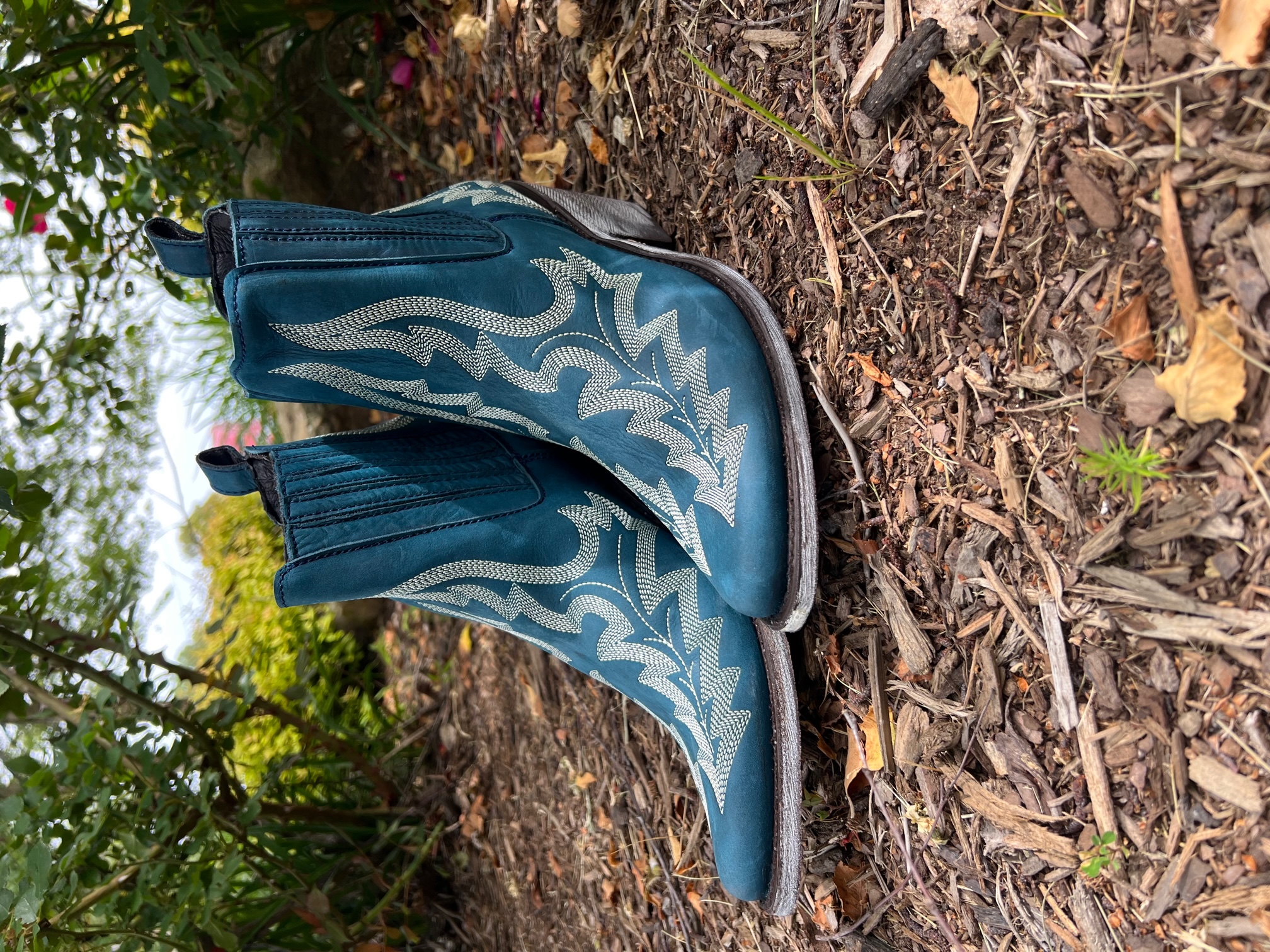 Liberty Black Slip on Stitch Bootie Russian Blue LB713419