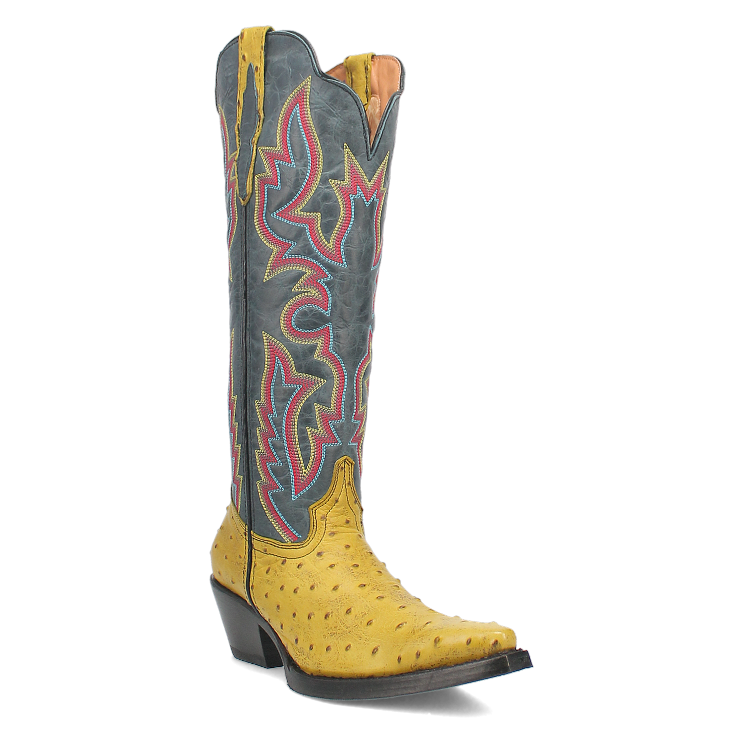 DINGO ディンゴ　BOLLOCKS Dingo by Dan Post Selene Leather Yellow Blue DI220