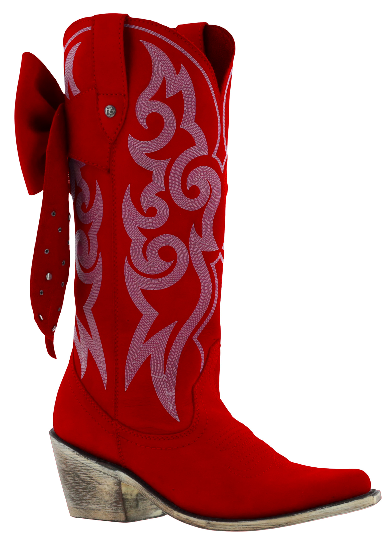 Liberty Black Alexandra Bow Boot Nubuck Rojo LB7129248